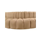Meridian Furniture, Canapé modulable Arc en velours