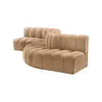 Meridian Furniture, Canapé modulable Arc en velours