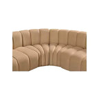 Meridian Furniture, Canapé modulable Arc en velours
