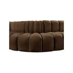 Meridian Furniture, Canapé modulable Arc en velours