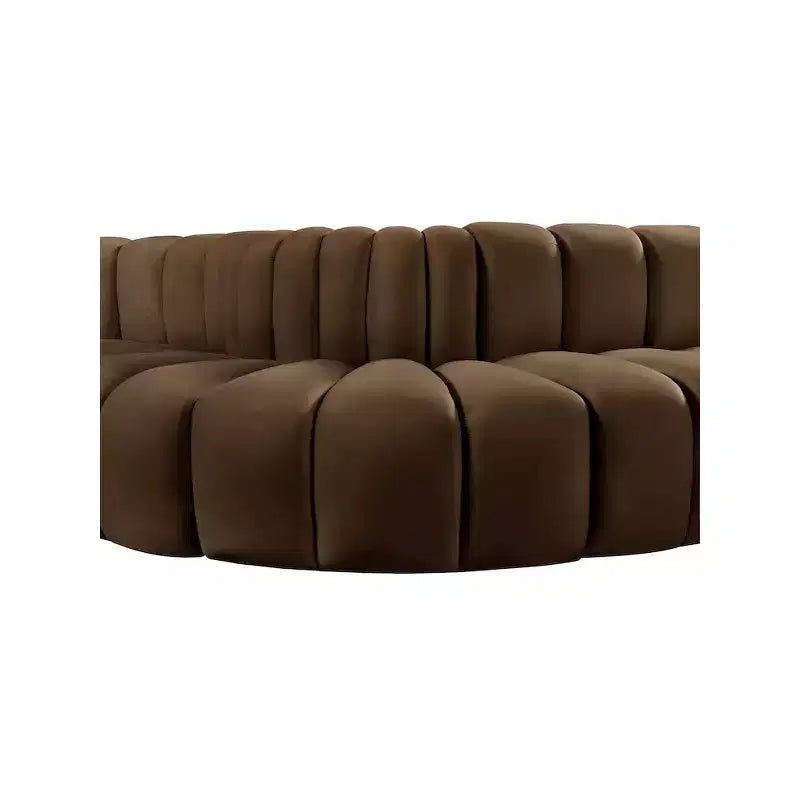 Meridian Furniture, Canapé modulable Arc en velours
