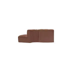 Meridian Furniture, Canapé Modulable Arc en Cuir Vegan Cognac