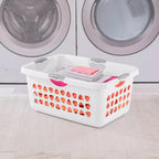 Panier à linge Sterilite Ultra, Panier en plastique de 70 litres avec poignées, Paquet de 8