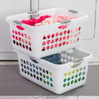Panier à linge Sterilite Ultra, Panier en plastique de 70 litres avec poignées, Paquet de 8