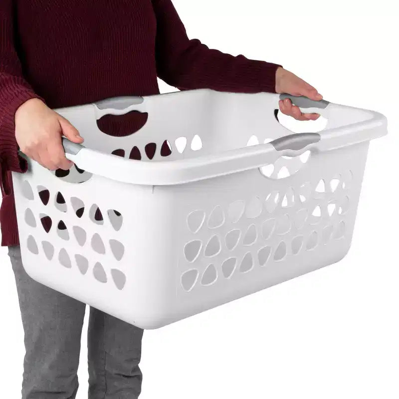Panier à linge Sterilite Ultra, Panier en plastique de 70 litres avec poignées, Paquet de 8