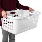 Panier à linge Sterilite Ultra, Panier en plastique de 70 litres avec poignées, Paquet de 8