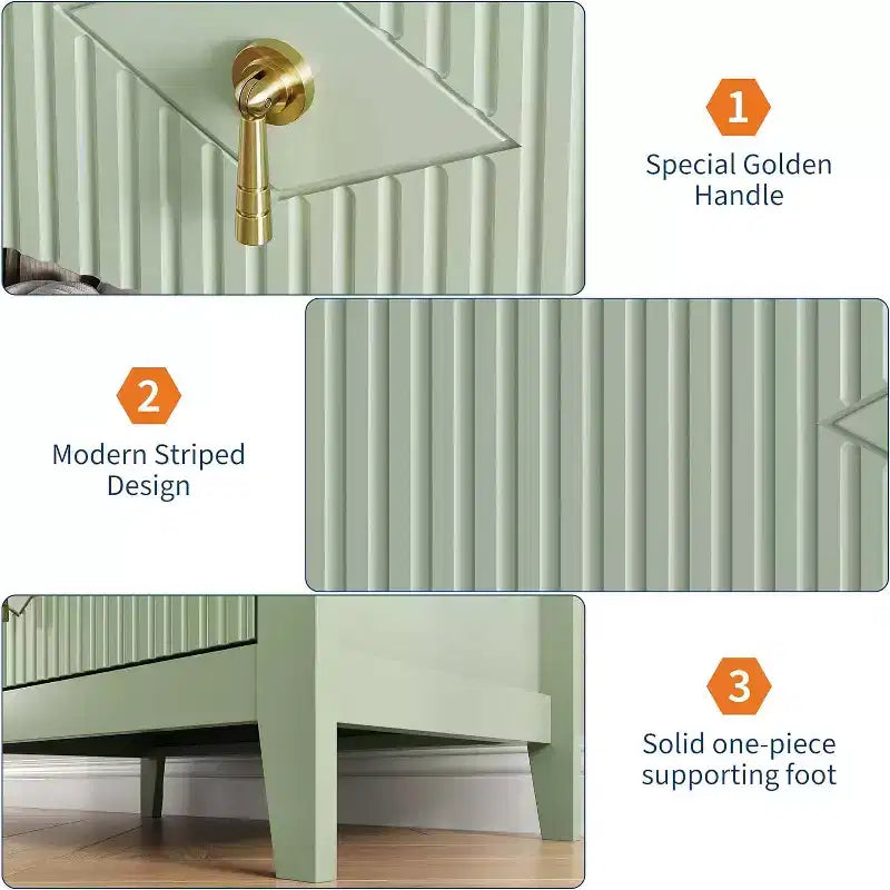Commode cannelée moderne, commode en bois à 3/5/6/7 tiroirs pour chambre à coucher, commode de rangement moderne, meuble de rangement pour salon, entrée