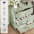 Commode cannelée moderne, commode en bois à 3/5/6/7 tiroirs pour chambre à coucher, commode de rangement moderne, meuble de rangement pour salon, entrée