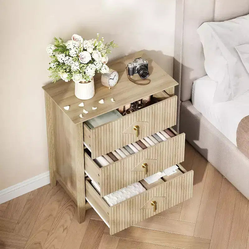 Commode cannelée moderne, commode en bois à 3/5/6/7 tiroirs pour chambre à coucher, commode de rangement moderne, meuble de rangement pour salon, entrée