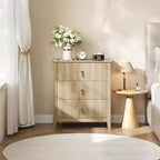 Commode cannelée moderne, commode en bois à 3/5/6/7 tiroirs pour chambre à coucher, commode de rangement moderne, meuble de rangement pour salon, entrée