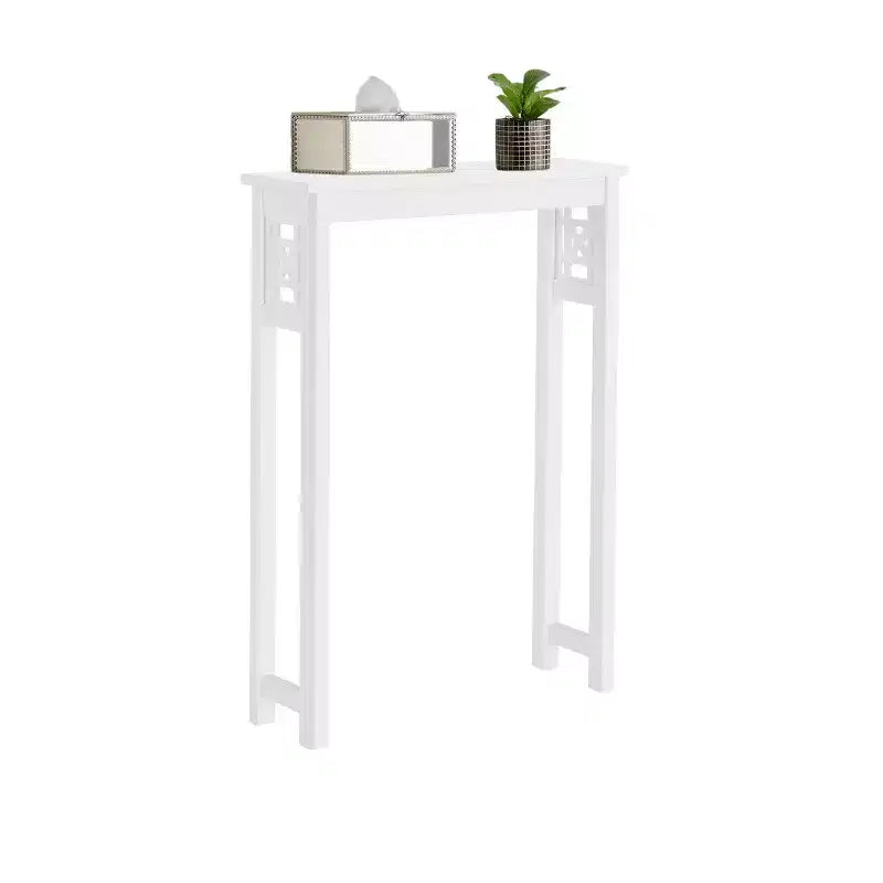 Étagère de rangement Derby pour toilettes, 94 cm de hauteur, organisateur de salle de bain peu encombrant, moderne et autoportant pour articles de toilette et serviettes, blanc