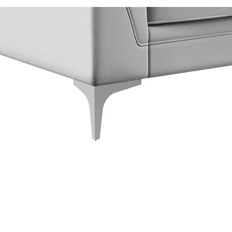 Causeuse HomeStock Gris clair PVC