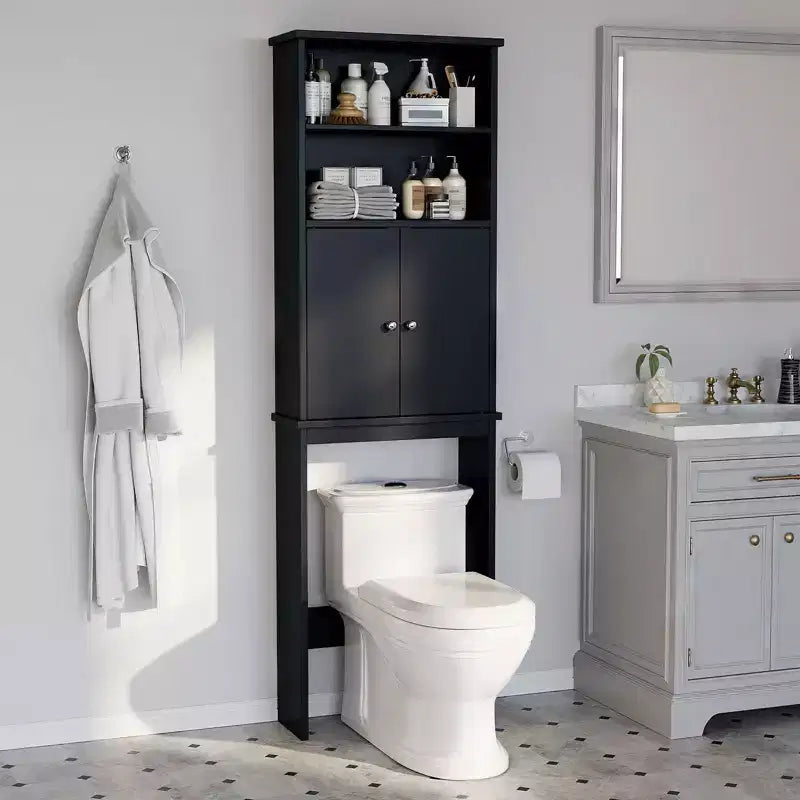 Celebalcony 74.8'' H Freestanding Over the Toilet Storage Over the Toilet Etageres