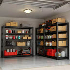 COZONY Étagères de Rangement Robustes 5 Niveaux Réglables Capacité 998 kg Montage sans Boulons pour Garage Entrepôt Sous-sol
