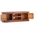 vidaXL TV Cabinet Light Brown Solid Sheesham Wood 47.2x11.8x15.7 in
