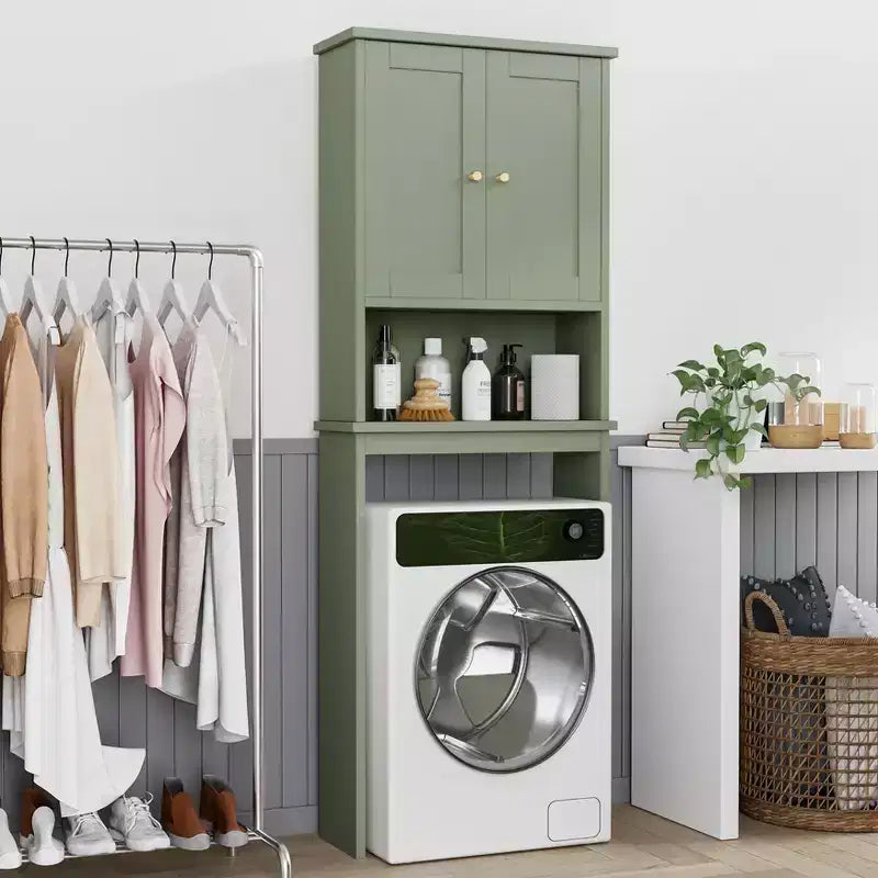 Meuble de rangement sur pied au-dessus des toilettes, organisateur d'étagères de salle de bain avec dispositif anti-basculement, petite étagère autoportante peu encombrante avec étagère réglable