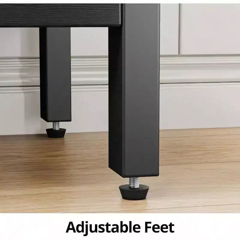 Étagère de rangement au-dessus des toilettes avec 8 niveaux – Grande capacité de rangement Étagère ouverte Organisateur de salle de bain autoportant Noir Gain de place