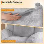 Grand pouf géant - Canapé de sol confortable avec rembourrage pour adultes/adolescents dans le salon/salle de jeux/sous-sol