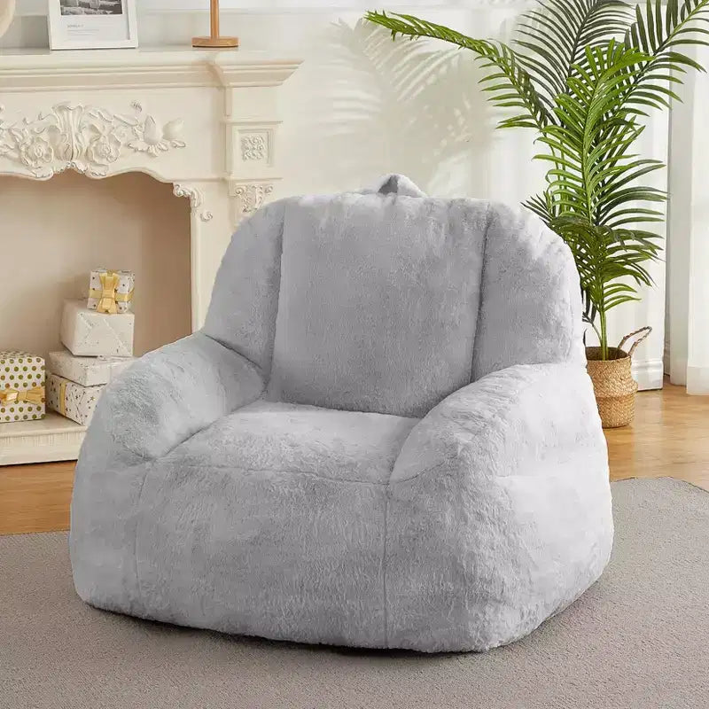 Grand pouf géant - Canapé de sol confortable avec rembourrage pour adultes/adolescents dans le salon/salle de jeux/sous-sol