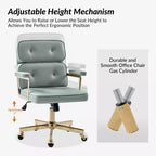 Chaise de bureau Debby Modern 37 H avec hauteur réglable|ARTFUL LIVING DESIGNS