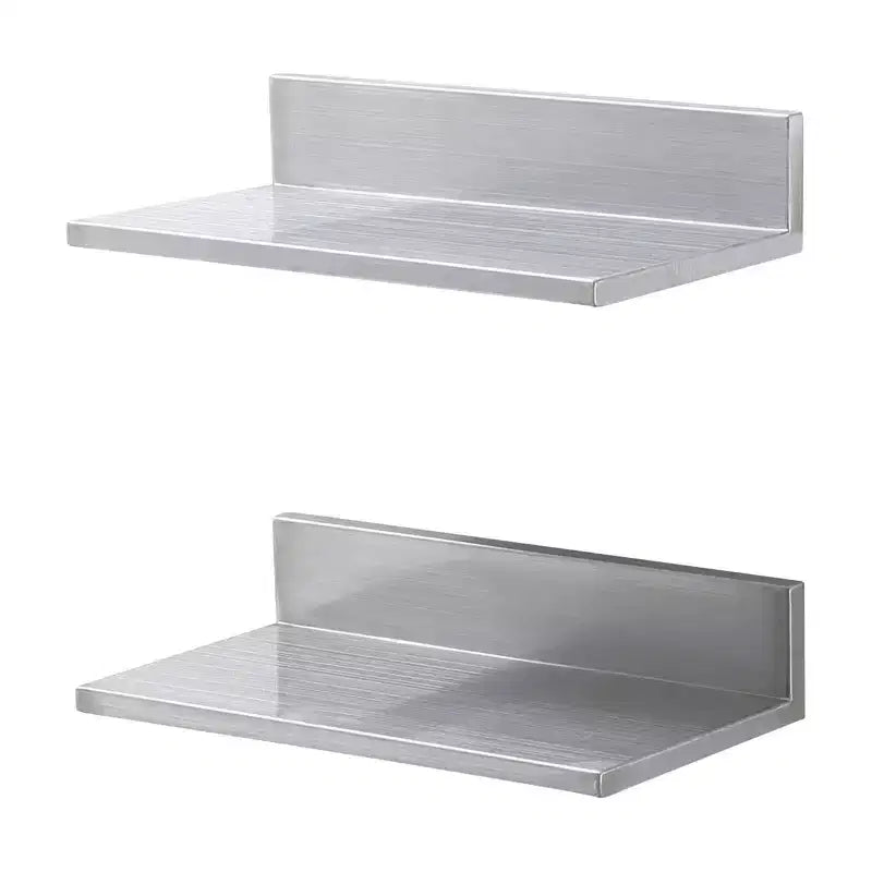 VIYET 16 Stainless Steel Wall Mounted Floating Shelf, Backsplash, 44lbs Heavy Duty for Kitchen Restaurant Bar Home Hotel