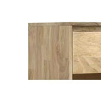 Table de chevet industrielle moderne en bois de manguier massif Moreno de 50,8 cm de large, couleur naturelle