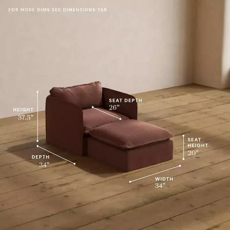 Fauteuil inclinable modulaire lavable Anabei | Siège Memorix+ et oreiller de contour