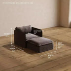 Fauteuil inclinable modulaire lavable Anabei | Siège Memorix+ et oreiller de contour