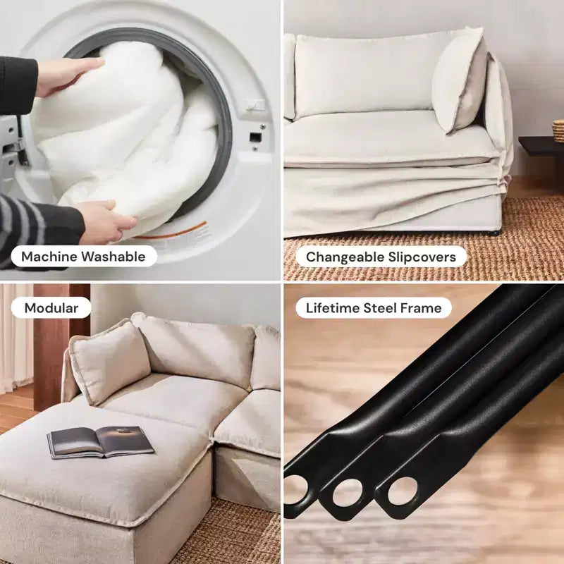 Fauteuil inclinable modulaire lavable Anabei | Siège Memorix+ et oreiller de contour