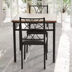 Ensemble table et chaises de salle à manger pour 2, ensemble table carrée et chaises, ensemble de table de cuisine 3 pièces pour 2 avec chaises rembourrées, pour petits espaces, appartement