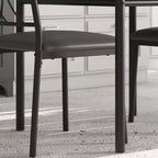 Ensemble table et chaises de salle à manger pour 2, ensemble table carrée et chaises, ensemble de table de cuisine 3 pièces pour 2 avec chaises rembourrées, pour petits espaces, appartement