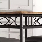 Ensemble table et chaises de salle à manger pour 2, ensemble table carrée et chaises, ensemble de table de cuisine 3 pièces pour 2 avec chaises rembourrées, pour petits espaces, appartement