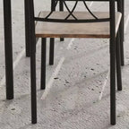 Ensemble table et chaises de salle à manger pour 2, ensemble table carrée et chaises, ensemble de table de cuisine 3 pièces pour 2 avec chaises rembourrées, pour petits espaces, appartement