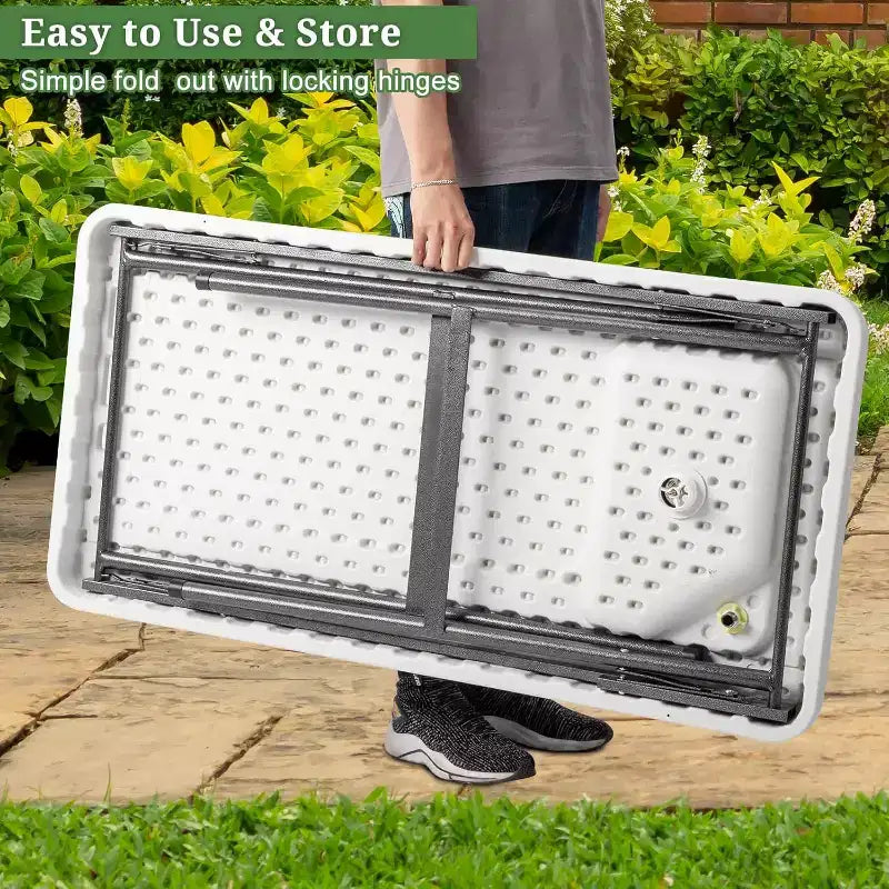 Table de nettoyage de poisson pliante améliorée VINGLI avec évier, table d'évier de camping portable avec grille et pulvérisateur, table de découpe de filets de poisson