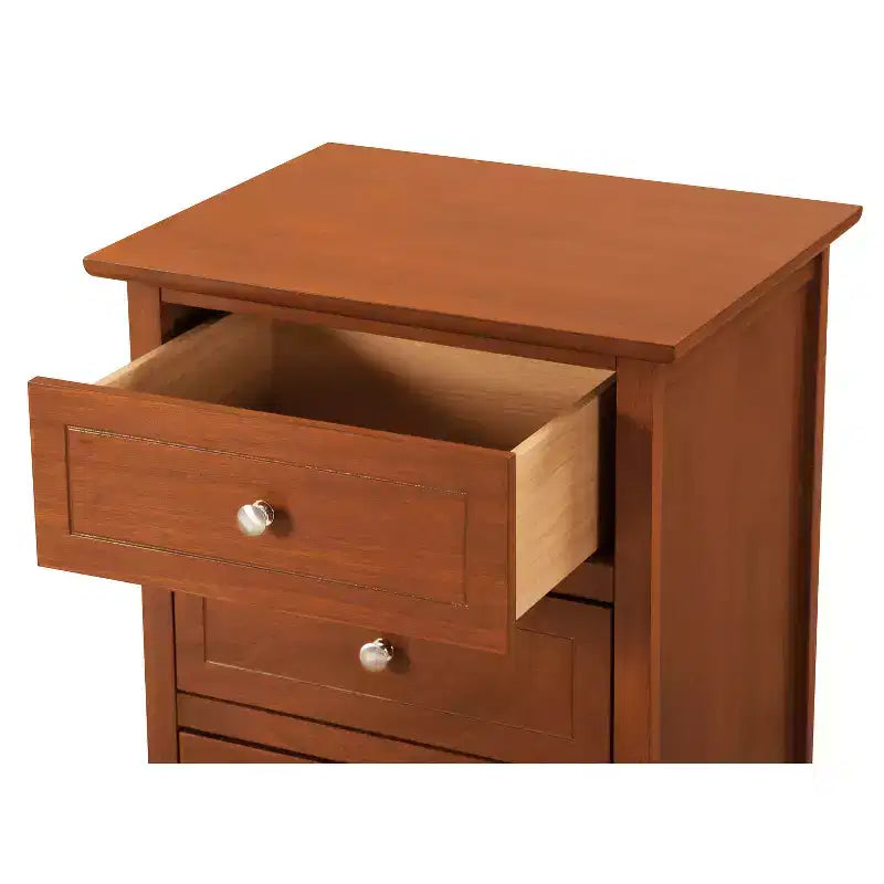 Table de Chevet Rectangulaire en Bois HomeStock pour Salon et Chambre à Coucher
