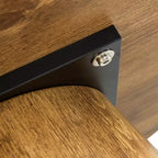 Table basse ronde en bois à piédestal GDFStudio Naives 23