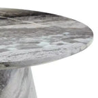 Table basse ronde en bois à piédestal GDFStudio Naives 23