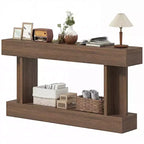 HOMCOM Table console longue de 160 cm, Table d'entrée vintage