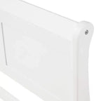 Luxystar Lit plateforme moderne en bois double avec tête de lit,
