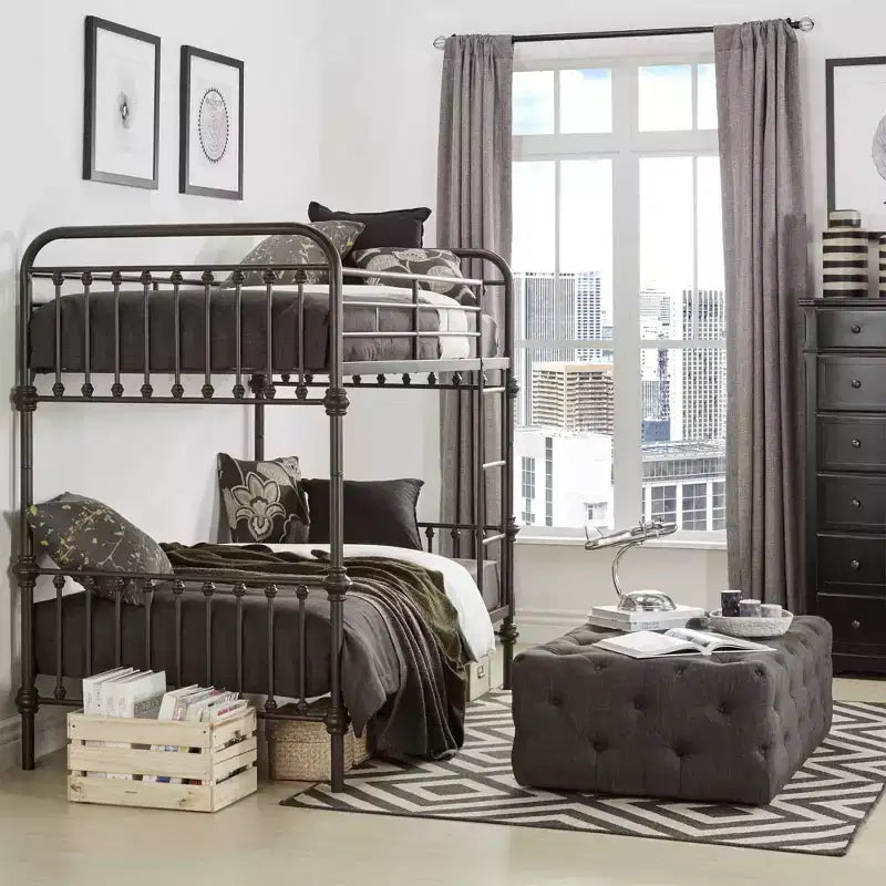 Lit superposé Laroche – Noir – iNSPIRE Q