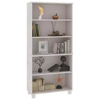 vidaXL Meuble haut, lot de 2, pin massif, MDF Grand meuble haut