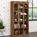 MAYEERTY Bibliothèque sur pied rétro pour bureau salon chambre bibliothèque