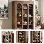 MAYEERTY Bibliothèque sur pied rétro pour bureau salon chambre bibliothèque