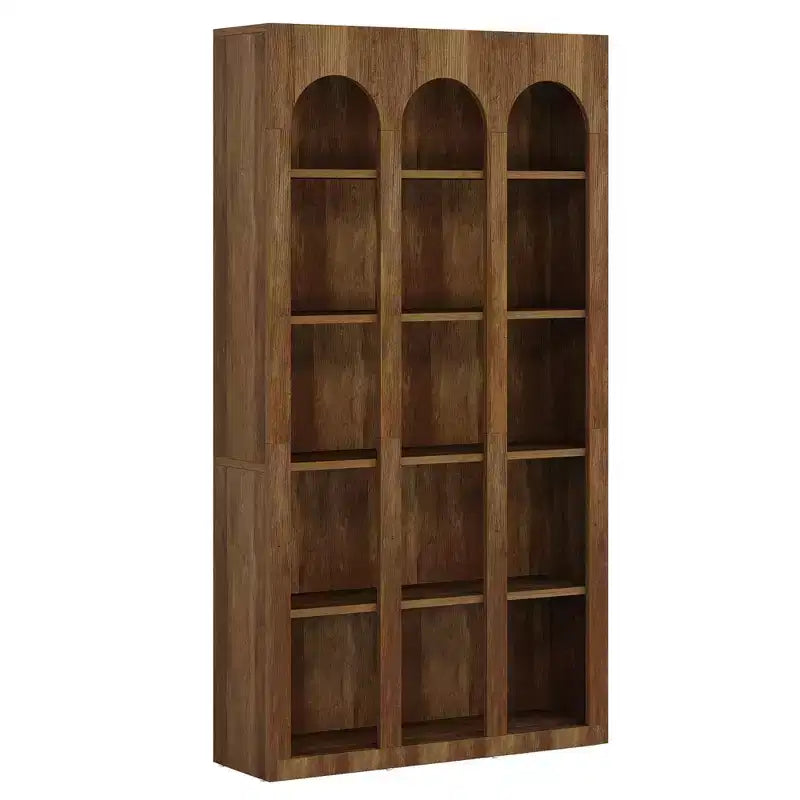 MAYEERTY Bibliothèque sur pied rétro pour bureau salon chambre bibliothèque