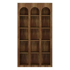 MAYEERTY Bibliothèque sur pied rétro pour bureau salon chambre bibliothèque