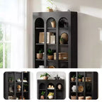 MAYEERTY Bibliothèque sur pied rétro pour bureau salon chambre bibliothèque