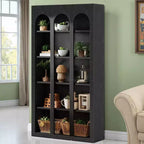 MAYEERTY Freestanding Retro Bookcase for Office Living Room Bedroom Library