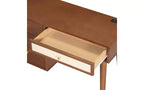 Coiffeuse moderne de 39 pouces avec miroir et lumières, 3 tiroirs, bloc d'alimentation intégré et tabouret assorti pour chambre à coucher