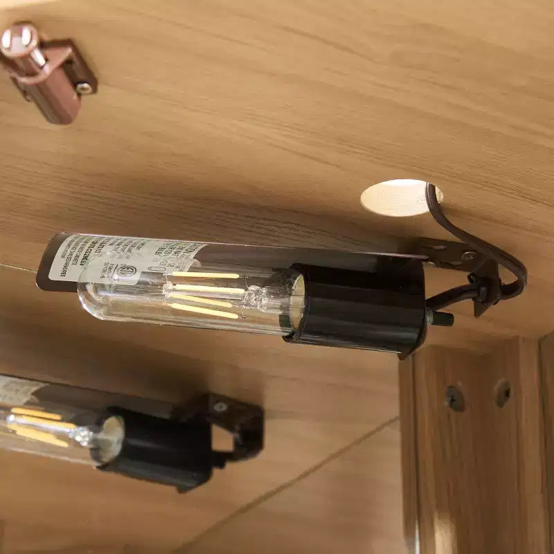 Meuble de rangement pour buanderie MAYEERTY en MDF, 2 portes, 3 étagères réglables