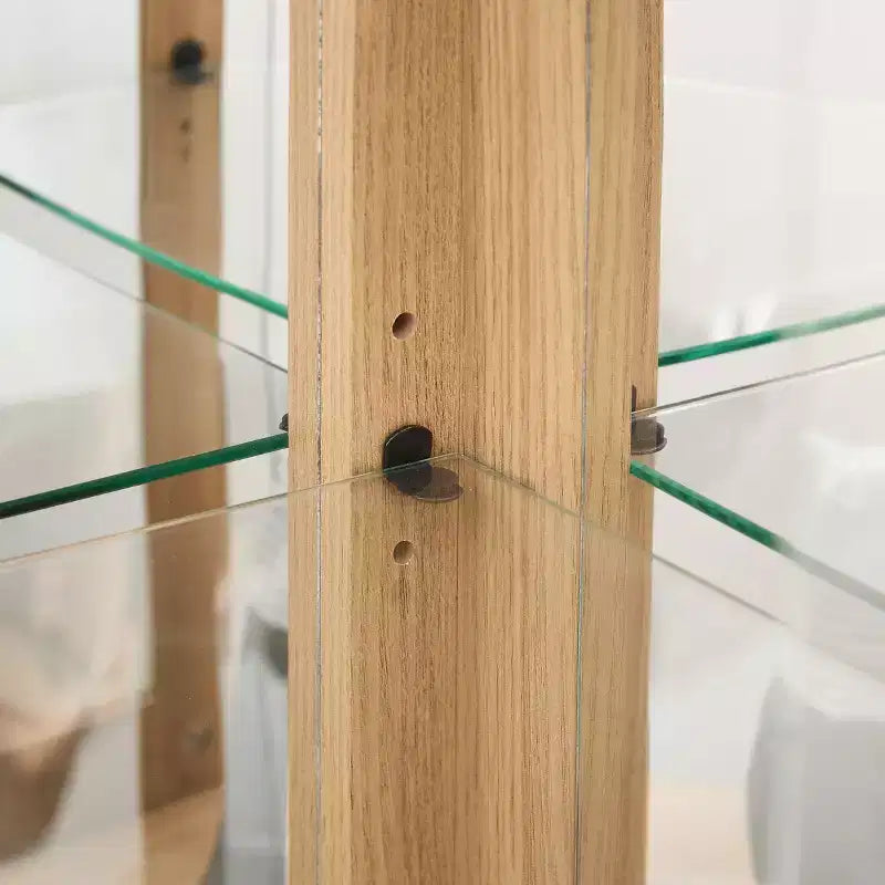 Meuble de rangement pour buanderie MAYEERTY en MDF, 2 portes, 3 étagères réglables